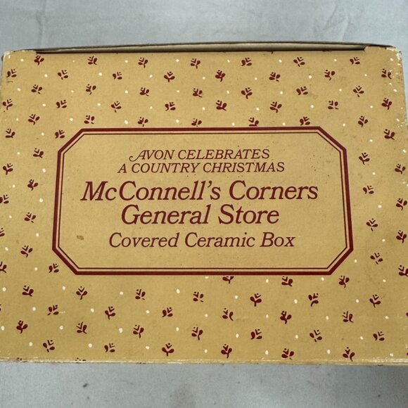 Avon McConnells Corners General Store Ceramic Box - Picture 2 of 8
